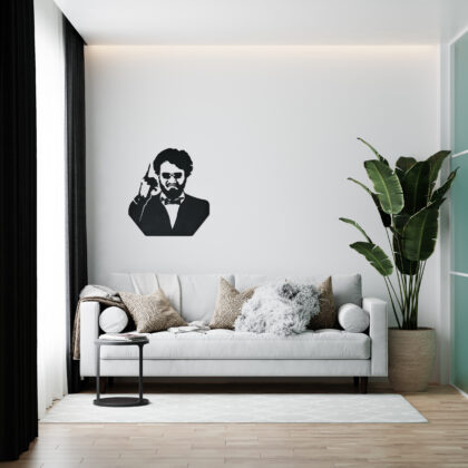 DEXURY® BAASHA Tamil Metal Wall Art