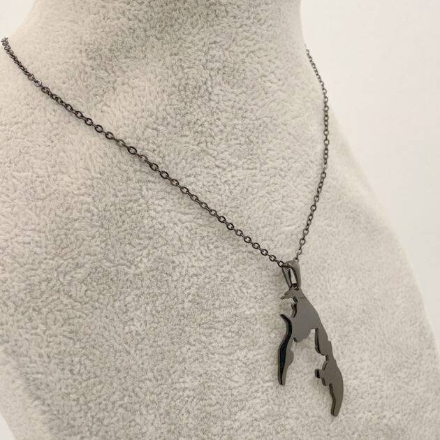 DEXURY® Eelam Necklace BLACK SHINY